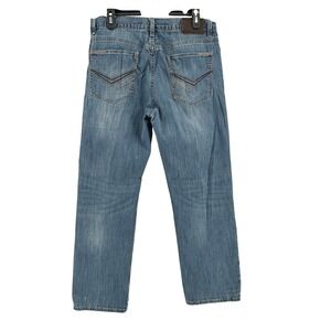 Cody James Jeans Mens 34x32 Blue Solid Straight Leg Modern Western Denim